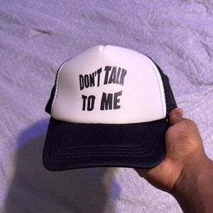 Black and White Trucker Hat